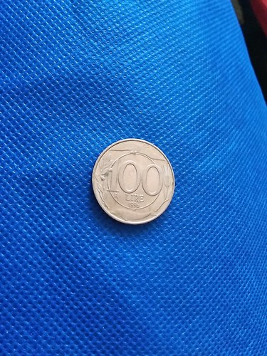 Moneta 100 lire 1996 - moneta,