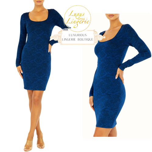 Snake vestito wolford blu - snake, by