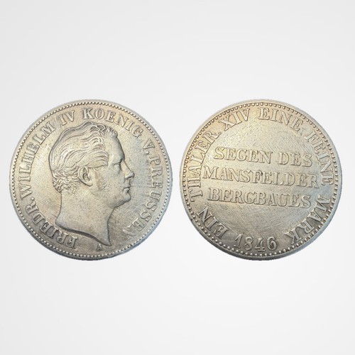 Prussia ausbeutetaler 1846 - ausbeutetaler, a