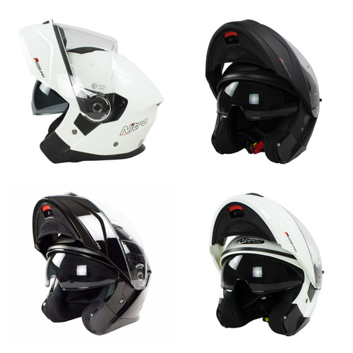 Casco moto modulare anteriore