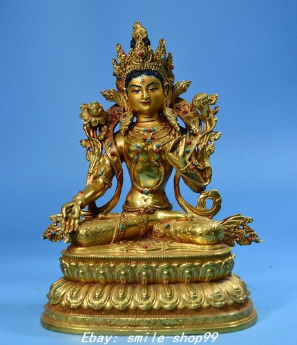 Statua buddha tara bianca - tara,
