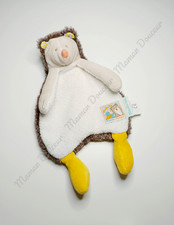 Doudou plat biscotte pompon - biscotte, et