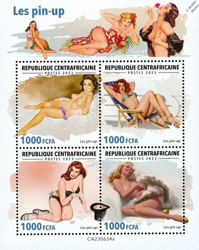 Pin girls nudi - pin-up, dipinti
