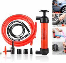 Pompa Manuale Pompa Acqua a Mano Con 2,6M Tubo Pompa Travaso Gasolio Liquidi Ben