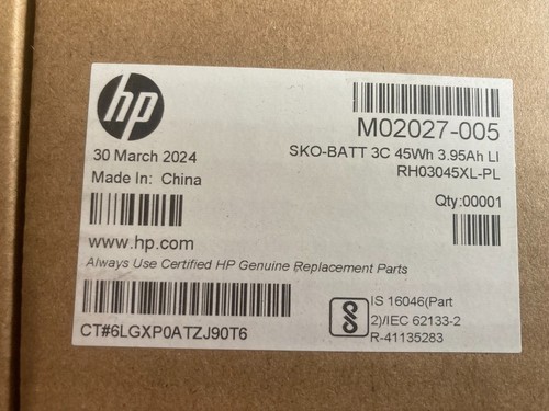 Batteria nuova originale - batteria, hp