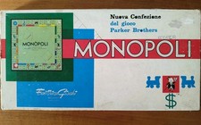 MONOPOLI in LIRE Parker Brothers Gioco di Società EG Editrice Giochi 1980's