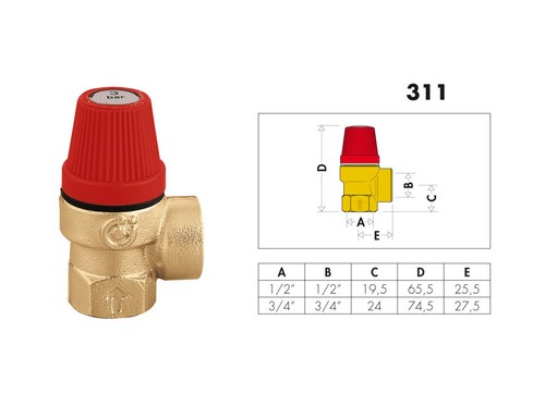 Caleffi valvola sicurezza - caleffi,