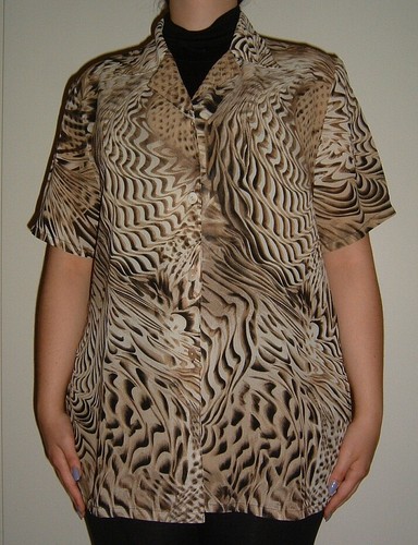 Camicia blusa donna - camicia, maculata