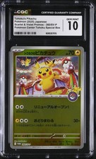 CGC 10 GEM Tohoku’s Pikachu Promo Pokemon Center Special Box Giappone 260/SV-P psa