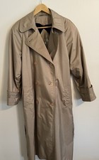 Brem Rainwear Women’s Double-Breasted Belted Trench Coat Size 18