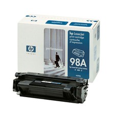 HP 92298A 98A TONER ORIGINALE BK NERO 6800pagine SOTTOPREZZO GRADO B