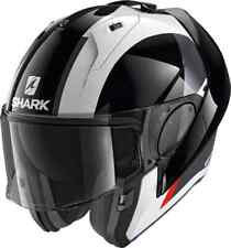 Casco moto modulare ribaltabile Shark Evo ES Endless nero/bianco/rosso - S