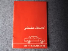 ALFA ROMEO GIULIA DIESEL Uso e