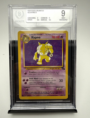 Pokemon tcg fossil hypno 62 - pokemon,