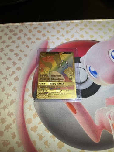 Charizard rainbow gold - charizard,