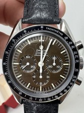 Omega Speedmaster Moonwatch 145022 quadrante marrone 1970 scatola documenti...