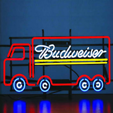 Insegna Neon Camion BVD Birra Bar Pub Parete Appesa Pubblicità Luce Opera D'arte 24"x20"