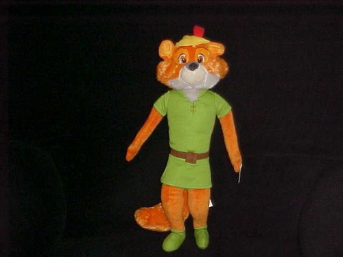 Peluche volpe disney robin - 18",