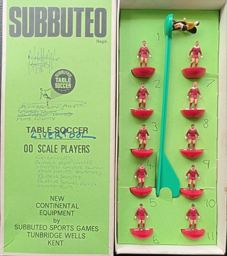 Subbuteo liverpool ref - subbuteo, hw