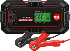 Caricabatteria Da Auto 4A, 6V/12V Professionale Carica Batterie per Auto, Manten