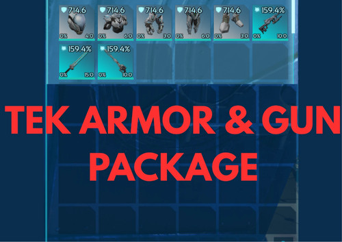 Tek armor gun - armor, package