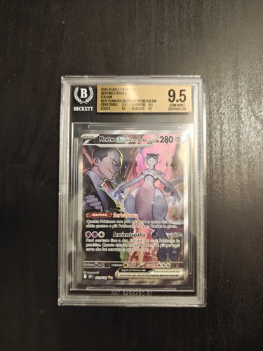 Pokemon card mewtwo del - mewtwo, ex