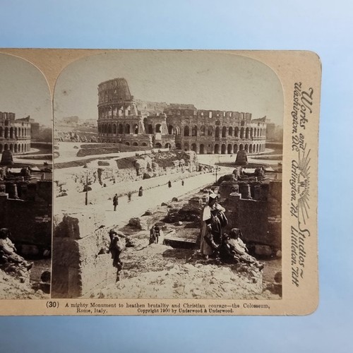 Rome italy stereoview c1900 - italy,