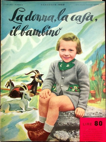 Donna casa il bambino - la,