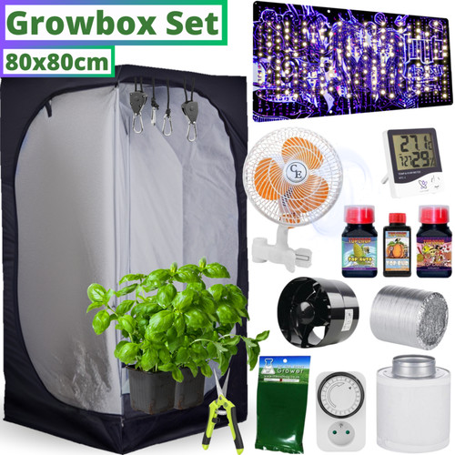 Growbox set completo led - completo, 80x80