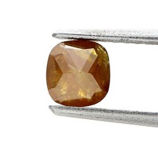 Diamante Naturale 0.57ct Rossastro Giallo Brillante Ovale Modificato Cut Regalo