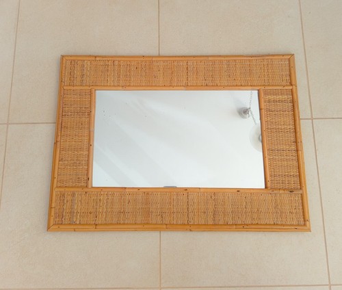 Specchio muro in bambu - specchio, da