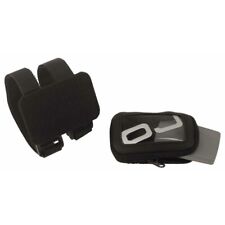 PORTA TELEPASS MINI OJ NERO KIT FISSAGGIO MOTO PEDAGGIO CINGHIA A VELCRO