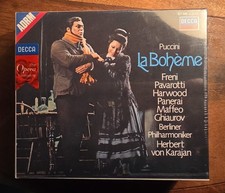 PUCCINI-LA BOHEME,FRENI,PAVAROTTI,VON KARAJAN,DOPPIO CD DIGIPACK NUOVO SIGILLATO