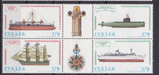 REPUBBLICA USATO.  COSTRUZIONI NAVALI TERZA  EMISSIONE NUOVO MNH