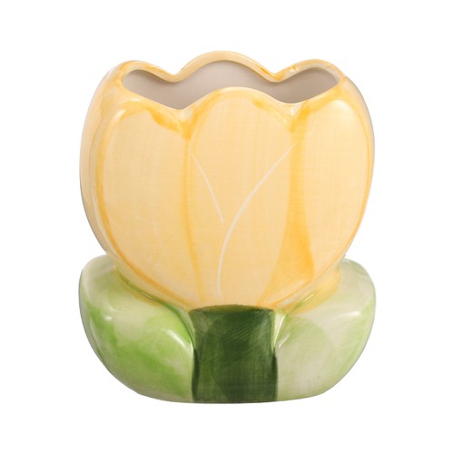 Flower pen holder ceramic - flower,
