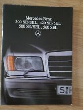 BROCHURE MERCEDES 300 SE/SEL