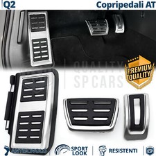 COPRIPEDALI Sportivi per Audi Q2 Cambio AUTOMATICO Pedaliere Sportive Antiscivo