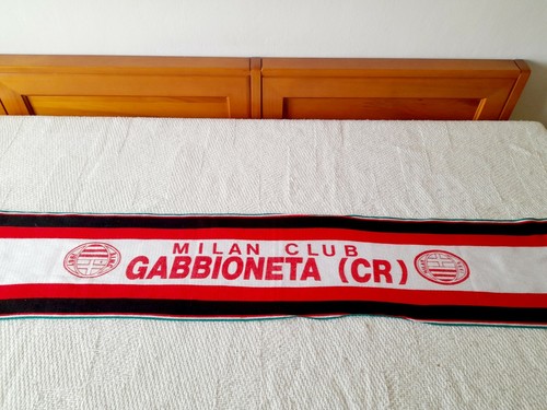 Sciarpa calcio vintage milan - vintage,