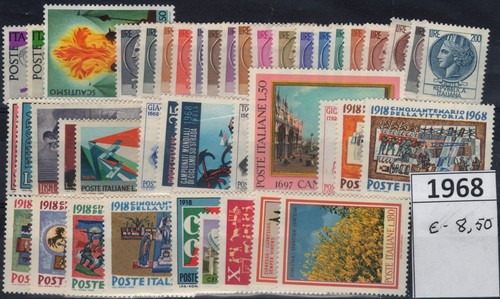 1968 italia repubblica annata - italia,