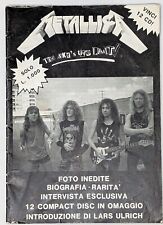 METALLICA BOOKLET LIBRETTO TOUR 1988 FANZINE HEAVY METAL AND JUSTICE FOR ALL