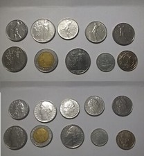 7- Lotto 10  monete in lire