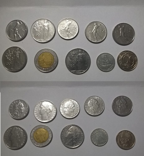 Lotto monete in lire - ,