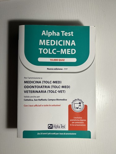 Alpha test medicina tolc med - alpha,