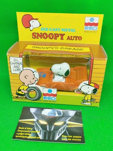 Snoopy auto die cast metal - snoopy,