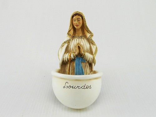 Acquasantiera con madonna - madonna, di
