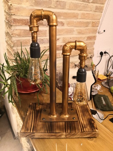 Lampada artigianale stile
