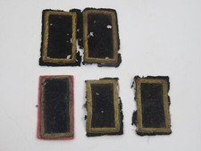 spalline mostrine distintivi di grado UNIFORME EPOCA FASCISTA nero e oro stoffa