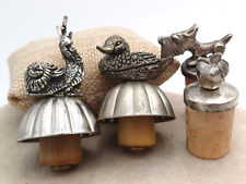 TAPPI DA COLLEZIONE VINTAGE - ARGENTATI CON SOGGETTI ANIMALI