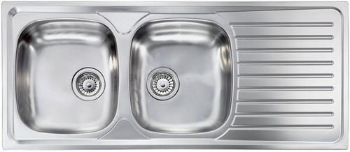 Lavello acciaio inox 116 x - cm,