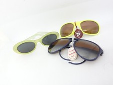 LOTTO 3 PAIA DI OCCHIALI DA SOLE VUARNET VINTAGE POUILLOUX BAMBINO BAMBINI BAMBINI